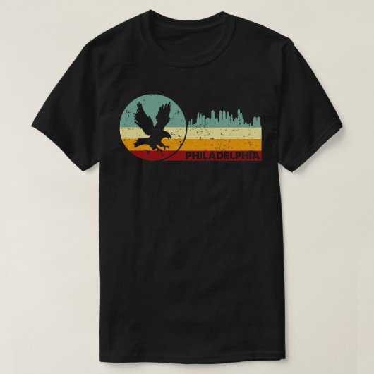 Vintage Retro-Adler T-Shirt (Design vorne)