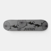 Vintage Retro-Akrobatische Katzen Gang Skateboard (Horizontal)