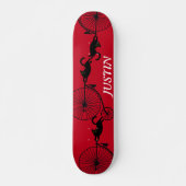 Vintage Retro-Akrobatische Katzen Gang Skateboard (Vorne)
