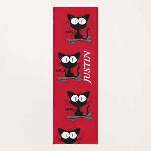 Vintage Retro-Akrobatische Katzen Gang Yogamatte