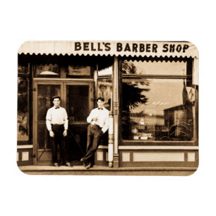 Vintage Retro Americana Friseursalon Magnet