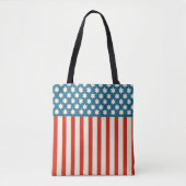 Vintage Retro-amerikanische Flaggen-US Flagge Tasche (Vorderseite)