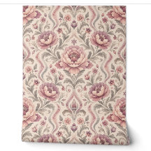 Vintage Retro-Aquarell-Pfingstrose Floral nahtlos
