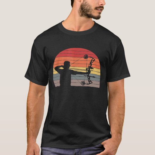 Vintage Retro Archery T-Shirt (Vorderseite)
