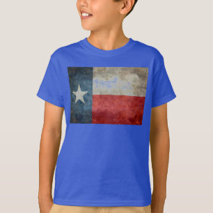 Vintage retro Art der Texas-Staatsflagge T-Shirt