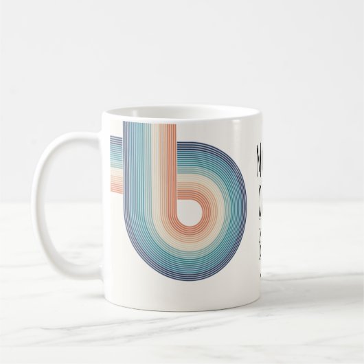 Vintage Retro-Art Hochzeit Mutter der Braut Kaffeetasse (Links)