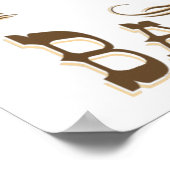 Vintage, Retro-artige Baseball-Postings Poster (Ecke)