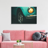 Vintage, Retro-Autobild auf Leinwand (Insitu (Wohnzimmer))