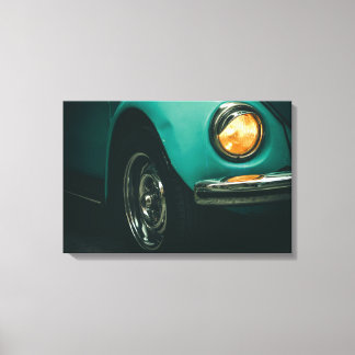 Vintage, Retro-Autobild auf Leinwand