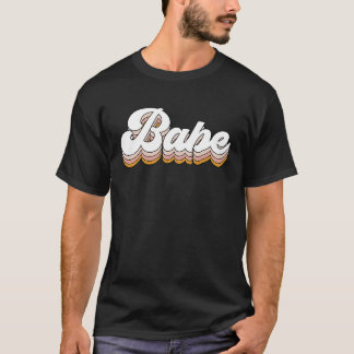 Vintage Retro Babe Brautjunggesellinnenparty Strei T-Shirt