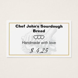 Vintage Retro-Bäckerei aus handgefertigtem Sourdou