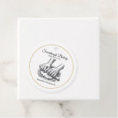 Vintage Retro-Bäckerei aus handgefertigtem Sourdou Geschenkanhänger (Beispiel)