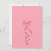 Vintage Retro-Band-Hochzeit Einladung (Rückseite)