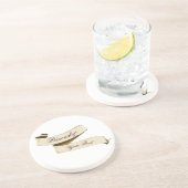 Vintage Retro Banner Alte Schule Getränkeuntersetzer (Seite)