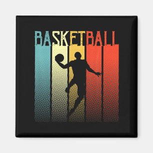 Vintage Retro Basketballspieler für Männer Jungen Magnet