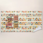 Vintage Retro Best Mama Strandtuch (Vorderseite)