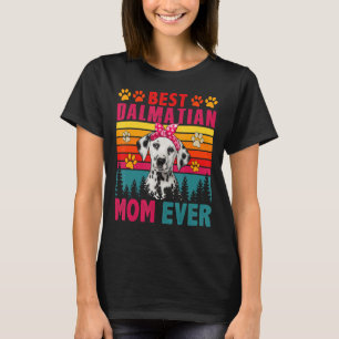 Vintage Retro Beste Dalmatiner Mama je Niedliche H T-Shirt