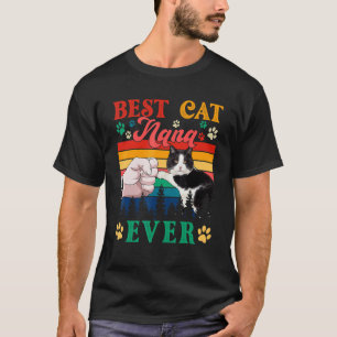 Vintage Retro Beste Katze Nana Ever Niedliche Katz T-Shirt