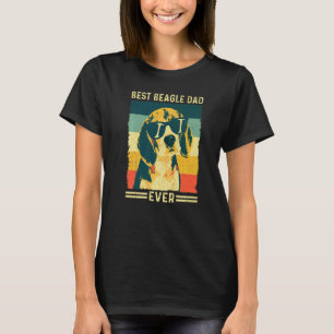 Vintage Retro Bester Beagle-Vater Aller Zeiten Va T-Shirt