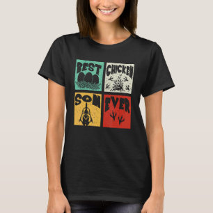 Vintage Retro Bester Hühnersohn Aller Zeiten Farm T-Shirt