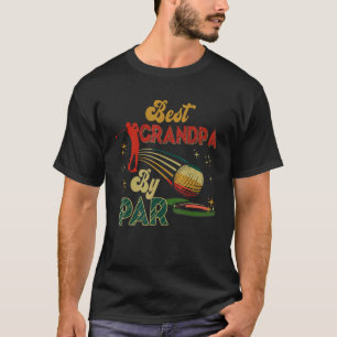 Vintage Retro Bester Opa By Par Golf Spieler Coac T-Shirt