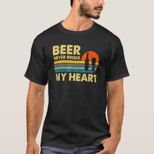 Vintage Retro Bier hat mein Herz nie gebrochen Tr T-Shirt