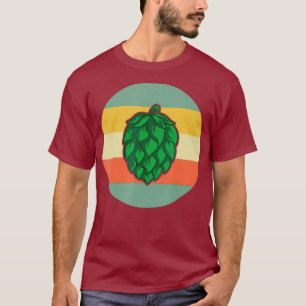 Vintage Retro Bier Hopfen Craft Beer Liebhaber Lie T-Shirt