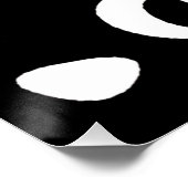 Vintage Retro Black Cat "Are You Kack" Poster (Ecke)