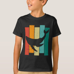 Vintage Retro Blauwal T-Shirt