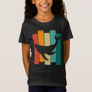 Vintage Retro Blauwal T-Shirt