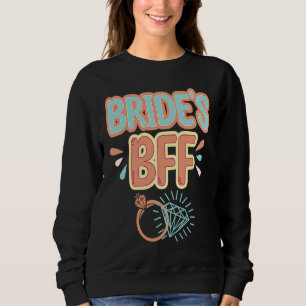 Vintage Retro Braut BFF Junggesellinnenabschied Sp Sweatshirt