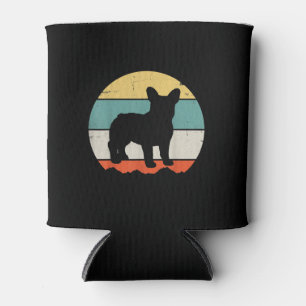 Vintage Retro Bulldog Geschenk für Hundepapa Hunde Dosenkühler