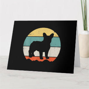 Vintage Retro Bulldog Geschenk für Hundepapa Hunde Karte