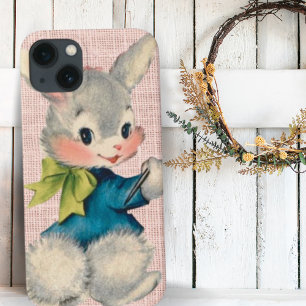 Vintage Retro Bunny in Pastels Case-Mate iPhone Hülle