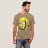 Vintage Retro Cafe Cat retro T-Shirt (Vorne ganz)