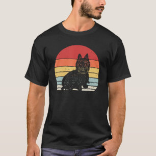 Vintage Retro Cairn Terrier Dog Rasse T-Shirt