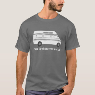 Vintage Retro Campervan Vanlife RV - individuell a T-Shirt