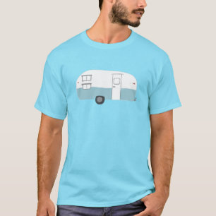 Vintage Retro-Campinganhänger - personalisiere ihn T-Shirt