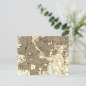 Vintage Retro Cedar Rapids Iowa Postkarte (Stehend Vorderseite)