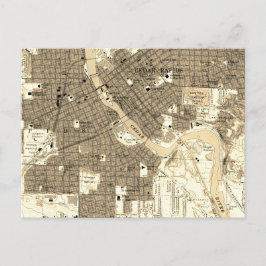 Vintage Retro Cedar Rapids Iowa Postkarte