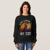 Vintage Retro Chicken Roo Sweatshirt (Vorne ganz)