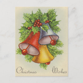 Vintage Retro Christmas Postcard Feiertagspostkarte