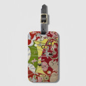 Vintage Retro Circus Animals Ring Theme Gepäckanhänger (Vorderseite Vertikal)