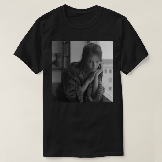 Vintage Retro Claudia Schauspielerin Cardinale Ges T-Shirt (Design vorne)