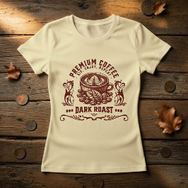 Vintage Retro Coffee Drinker T-Shirt