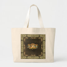 Vintage-Retro-Collage mit Spitze und Blumen