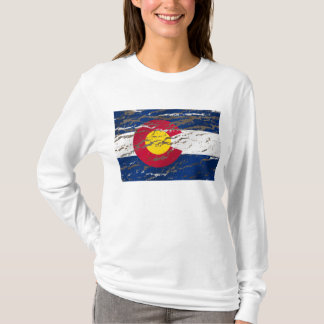 Vintage Retro Colorado-Staatsflagge T-Shirt