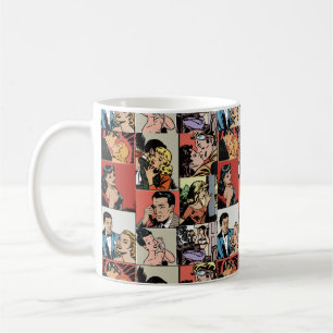 Vintage Retro-Comic-Liebe Kaffeetasse