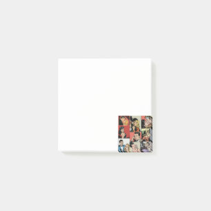 Vintage Retro-Comic-Liebe Post-it Klebezettel