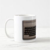Vintage Retro Computer-Tastatur? Kaffeetasse (Links)